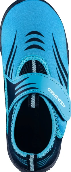 Buty do wody na rzep Aqua Speed 27E - niebieskie