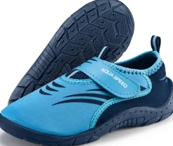 Buty do wody na rzep Aqua Speed 27E - niebieskie