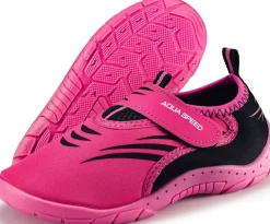 Buty do wody na rzep Aqua Speed 27F - różowe