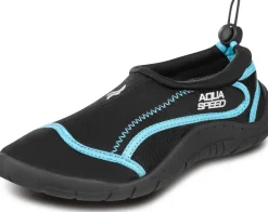 Buty do wody ze ściągaczem Aqua Shoe 28C - czarno-niebieskie