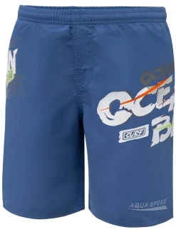 Chłopięce szorty pływackie Aqua Speed David 02 - niebieskie