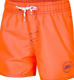 Chłopięce szorty pływackie Aqua Speed Liam 75 - pomarańczowe