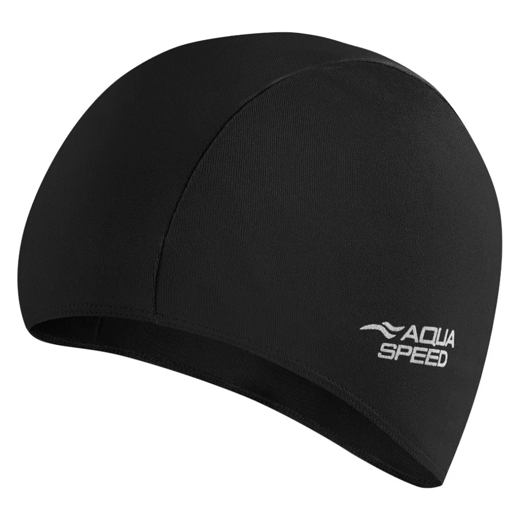 Czepek pływacki Aqua Speed Polyester Cap 07 - czarny
