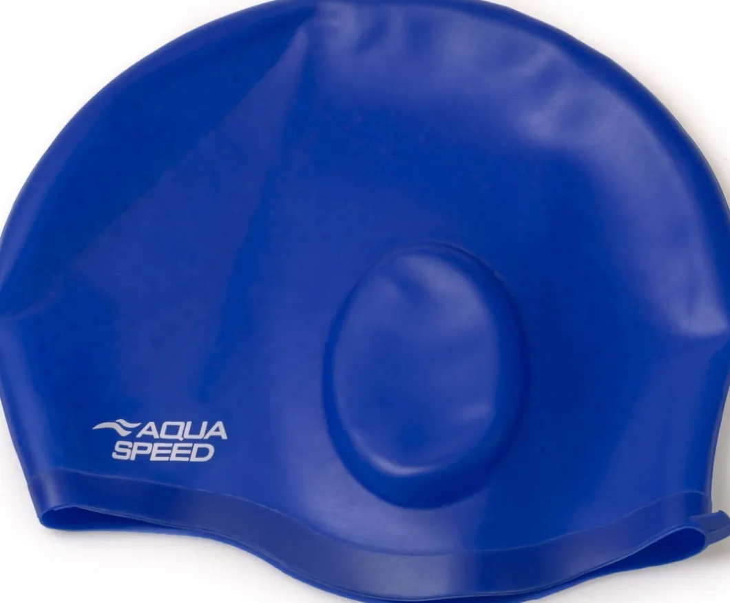 Czepek pływacki na uszy Aqua Speed Ear Cap Comfort 01 - niebieski