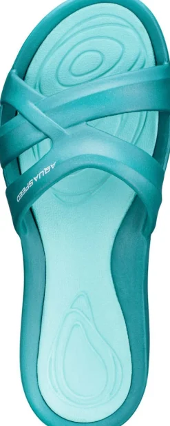 Damskie klapki basenowe Panama Aqua Speed 42 - turkusowe