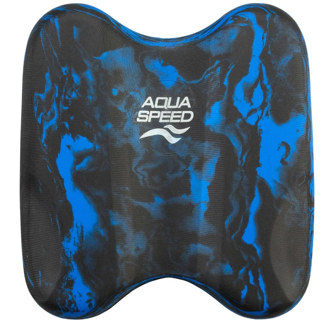 Deska do pływania Aqua Speed PULLKICK SWIRL kol.10 - czarno - niebieska