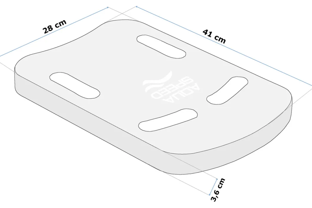 Deska do pływania Aqua Speed Verso 41 cm - niebieska