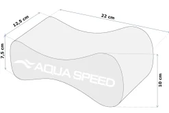 Deska do pływania pull buoy Aqua Speed Ósemka "3" - niebieska