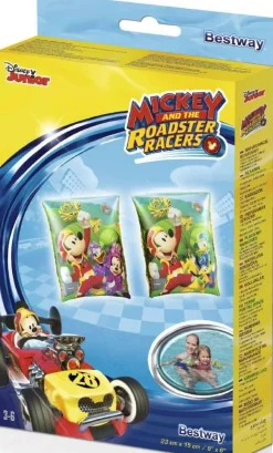Dmuchane rękawki "Mickey Racers" 3-6 lat - kolorowe