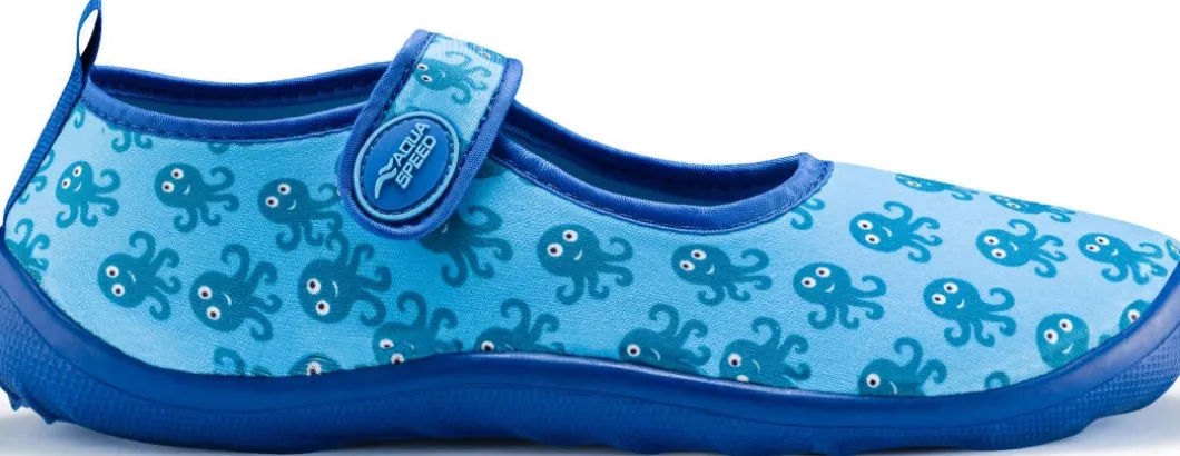 Dziecięce buty do wody na rzep Aqua Speed 29A - niebieskie