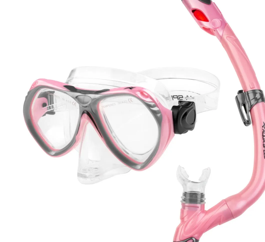 Dziecięcy zestaw do nurkowania Aqua Speed Aura + Evo 03 + worek