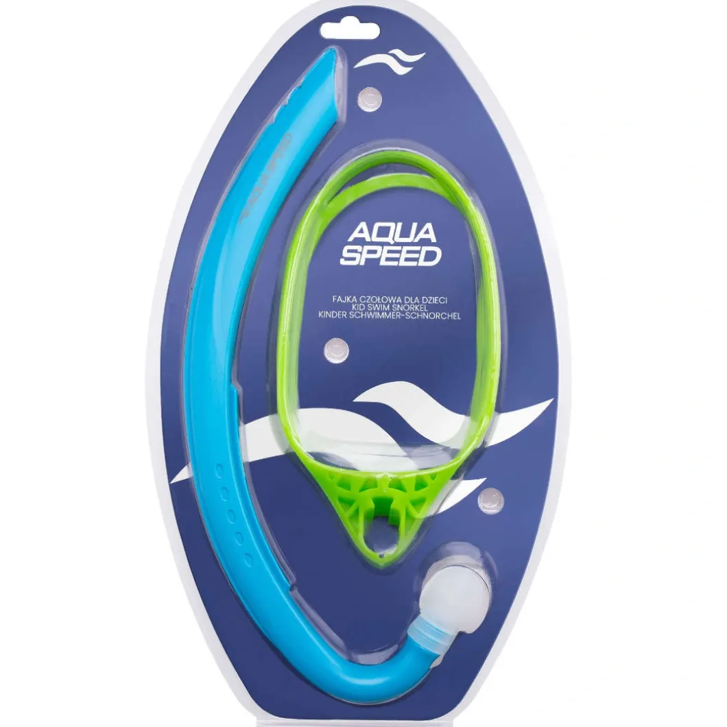 Fajka do pływania czołowa dla dzieci Aqua Speed JUNO JR kol. 02 - niebieska