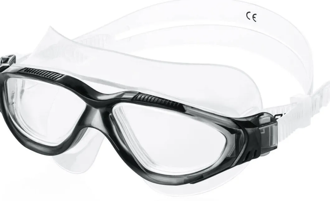 Gogle pływackie Aqua Speed Bora 53 - czarne - bezbarwne szkła