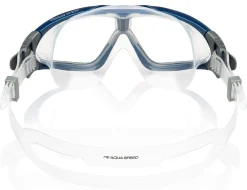 Gogle pływackie Aqua Speed Sirocco 10 - granatowe - bezbarwne szkła