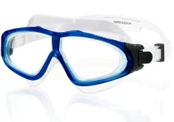 Gogle pływackie Aqua Speed Sirocco 01 - niebieskie - bezbarwne szkła