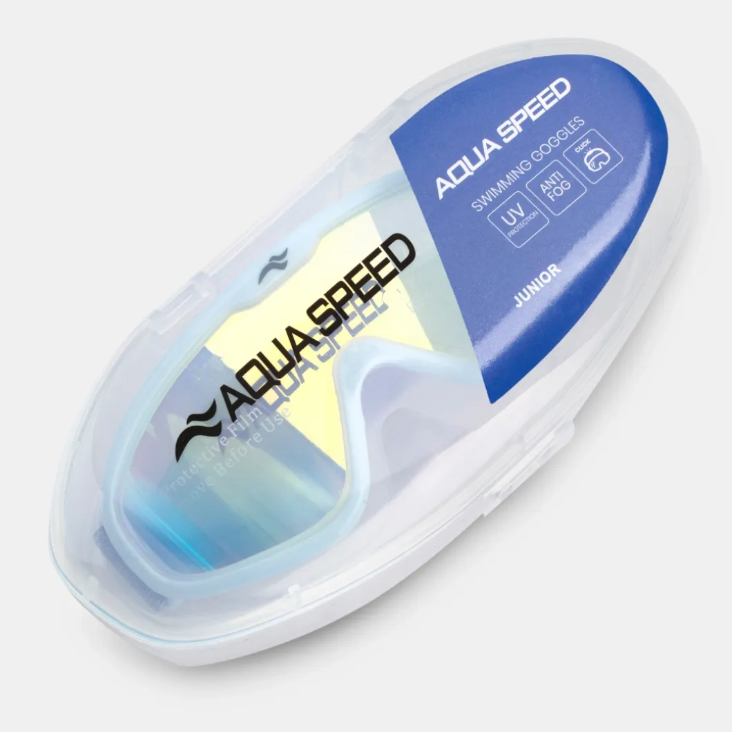 Gogle pływackie dla dzieci Aqua Speed Tivano Jr Mirror 09 - fioletowy