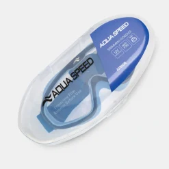 Gogle pływackie dla dzieci Aqua Speed Tivano FS Jr 02 - niebieskie-bezbarwne szkła