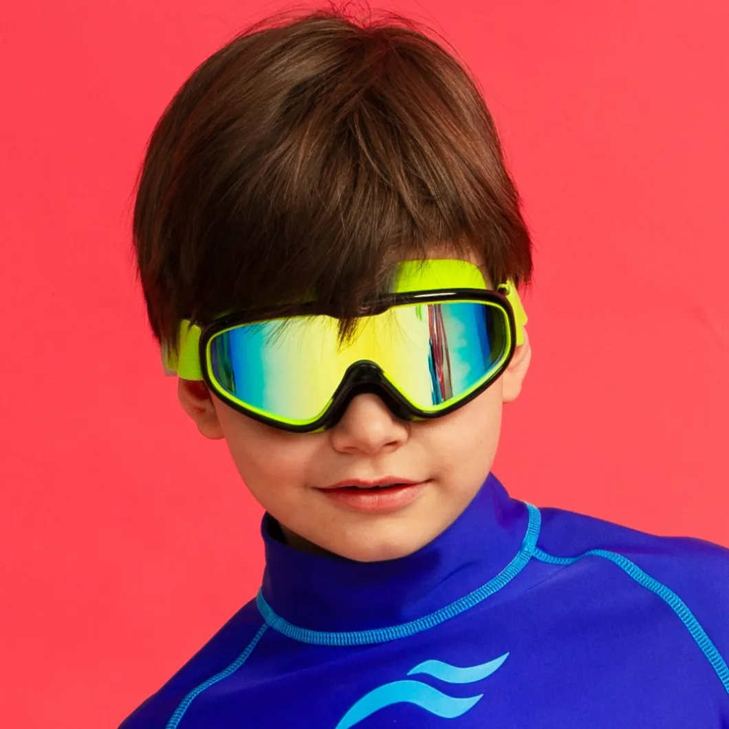 Gogle pływackie dla dzieci Aqua Speed Tivano Jr Mirror 38 - zielone