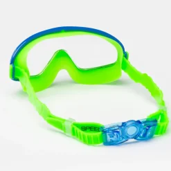 Gogle pływackie dla dzieci Aqua Speed Tivano Jr 30 - zielone - bezbarwne szkła