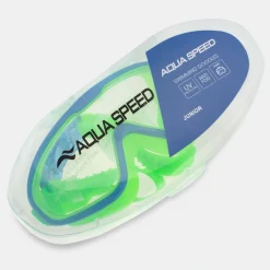 Gogle pływackie dla dzieci Aqua Speed Tivano Jr 30 - zielone - bezbarwne szkła