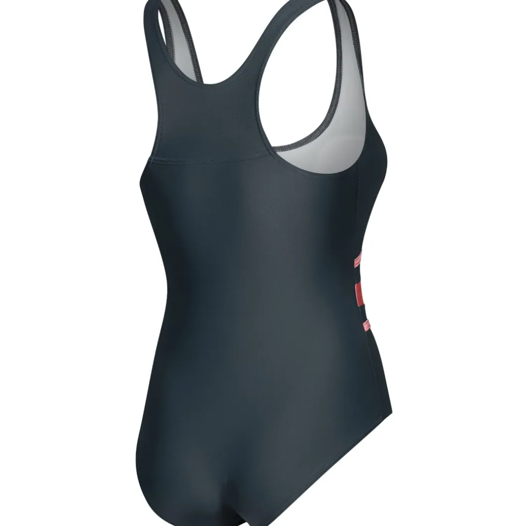 Jednoczęściowy kostium pływacki z miseczką Aqua Speed Stella Lady 33 - szary