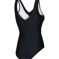 Jednoczęściowy kostium pływacki z miseczkami Aqua Speed Sophie 16 - czarny