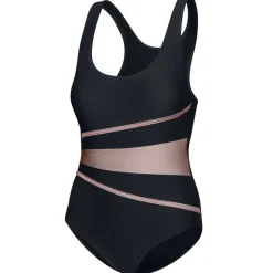 Jednoczęściowy kostium pływacki z miseczką Aqua Speed Stella Lady 07 - czarny