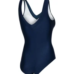Jednocześciowy kostium pływacki z miseczkami Aqua Speed Sophie 49 - granatowy
