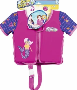 Kamizelka piankowa do pływania dla dzieci Swim Vest W Sleeves 03 - różowa