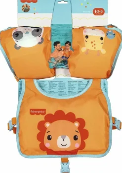 Kamizelka piankowa do pływania dla dzieci Fisher-Price Swim Pal - pomarańczowa