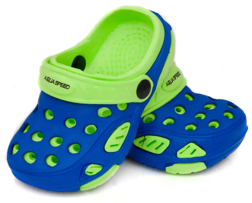 Klapki basenowe Aqua Speed Lido 01 - niebieskie