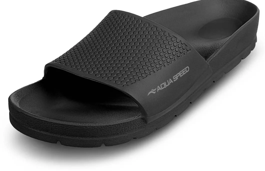 Klapki basenowe dla dorosłych Aqua Speed Oslo 07 - czarne