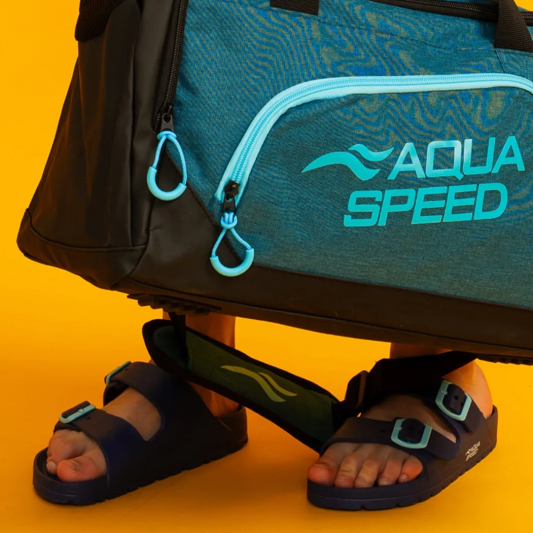 Klapki basenowe dla dzieci Aqua Speed Laredo 10 - granatowe