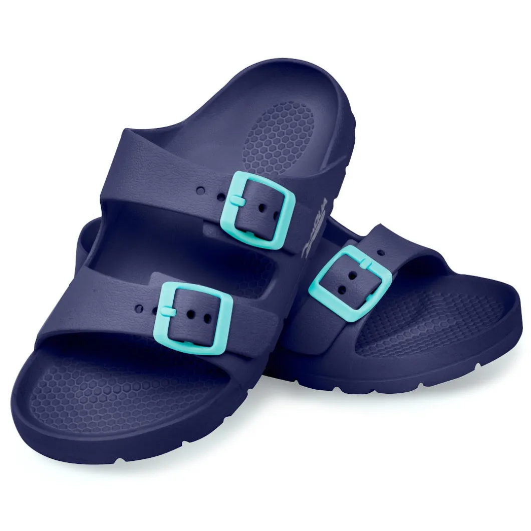 Klapki basenowe dla dzieci Aqua Speed Laredo 10 - granatowe