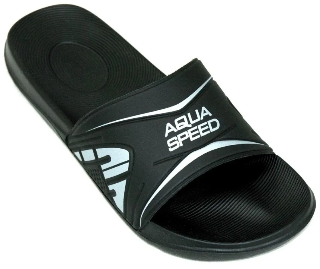 Klapki basenowe męskie Aqua Speed Dakota 07 - czarne
