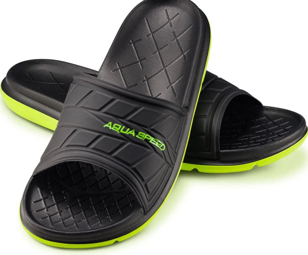 Klapki basenowo - plażowe Aqua Speed Aspen 07 - czarny
