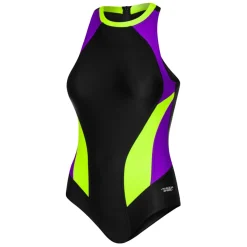 Kostium jednoczęściowy pływacki Aqua Speed Nina 19 - fioletowy