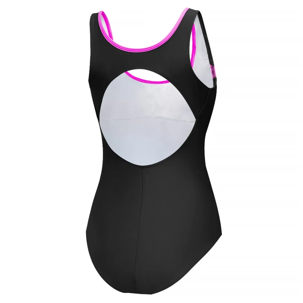 Kostium kąpielowy jednoczęściowy pływacki Aqua Speed Kate 19 - czarny