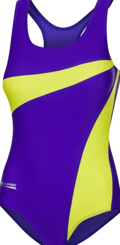 Kostium kąpielowy jednoczęściowy pływacki Aqua Speed Molly 99 - fioletowy