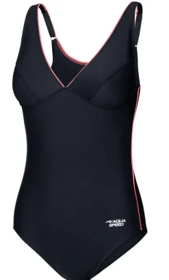 Kostium kąpielowy jednoczęściowy Aqua Speed GRACE 36 - ciemny grafit
