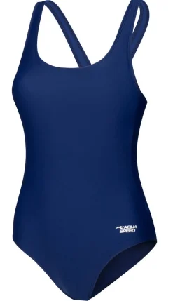 Kostium kąpielowy jednoczęściowy Aqua Speed TINA 10 - granatowy
