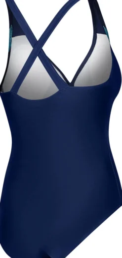 Kostium kąpielowy podkreśląjacy sylwetkę Aqua Speed Greta 04 - granatowy