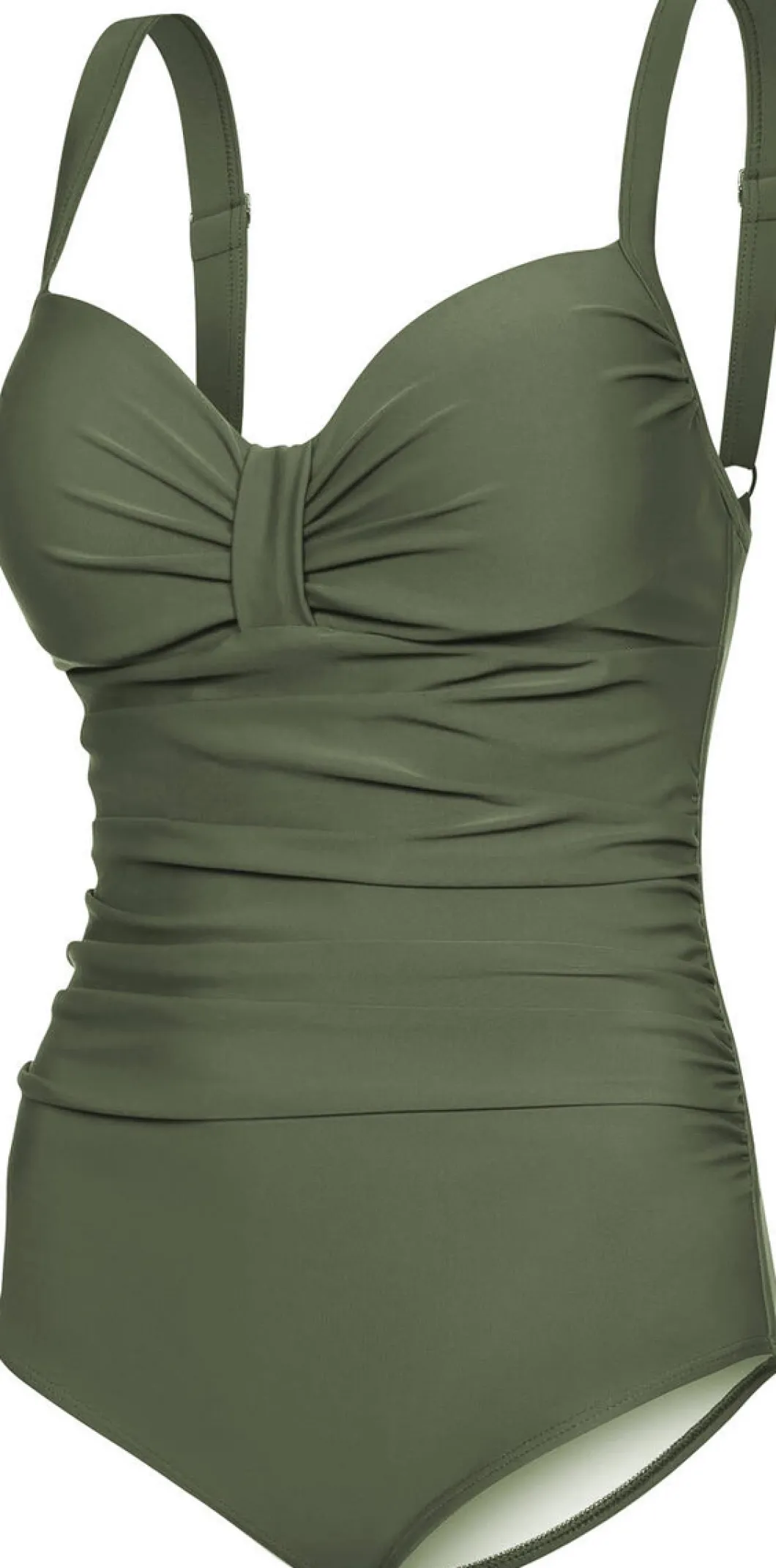 Kostium kąpielowy wyszczuplajacy damski Aqua Speed Olivia 07 - khaki