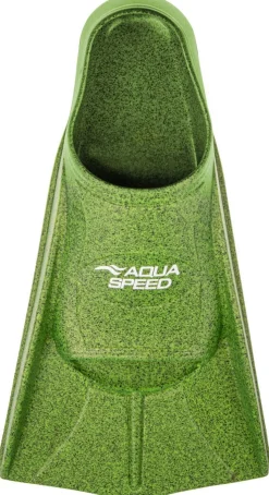 Krótkie płetwy pływackie z materiałów z recyklingu Aqua Speed Treningowe Reco 12 - zielone