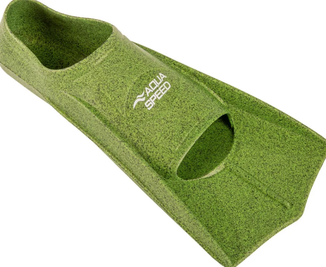 Krótkie płetwy pływackie z materiałów z recyklingu Aqua Speed Treningowe Reco 12 - zielone