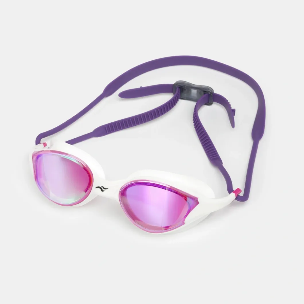 Lustrzane okulary pływackie Aqua Speed Vortex MIrror + Etui 59 - fioletowe