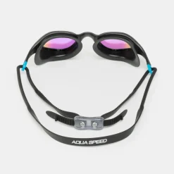 Lustrzane okulary pływackie Aqua Speed Vortex Mirror + Etui 07 - czarne