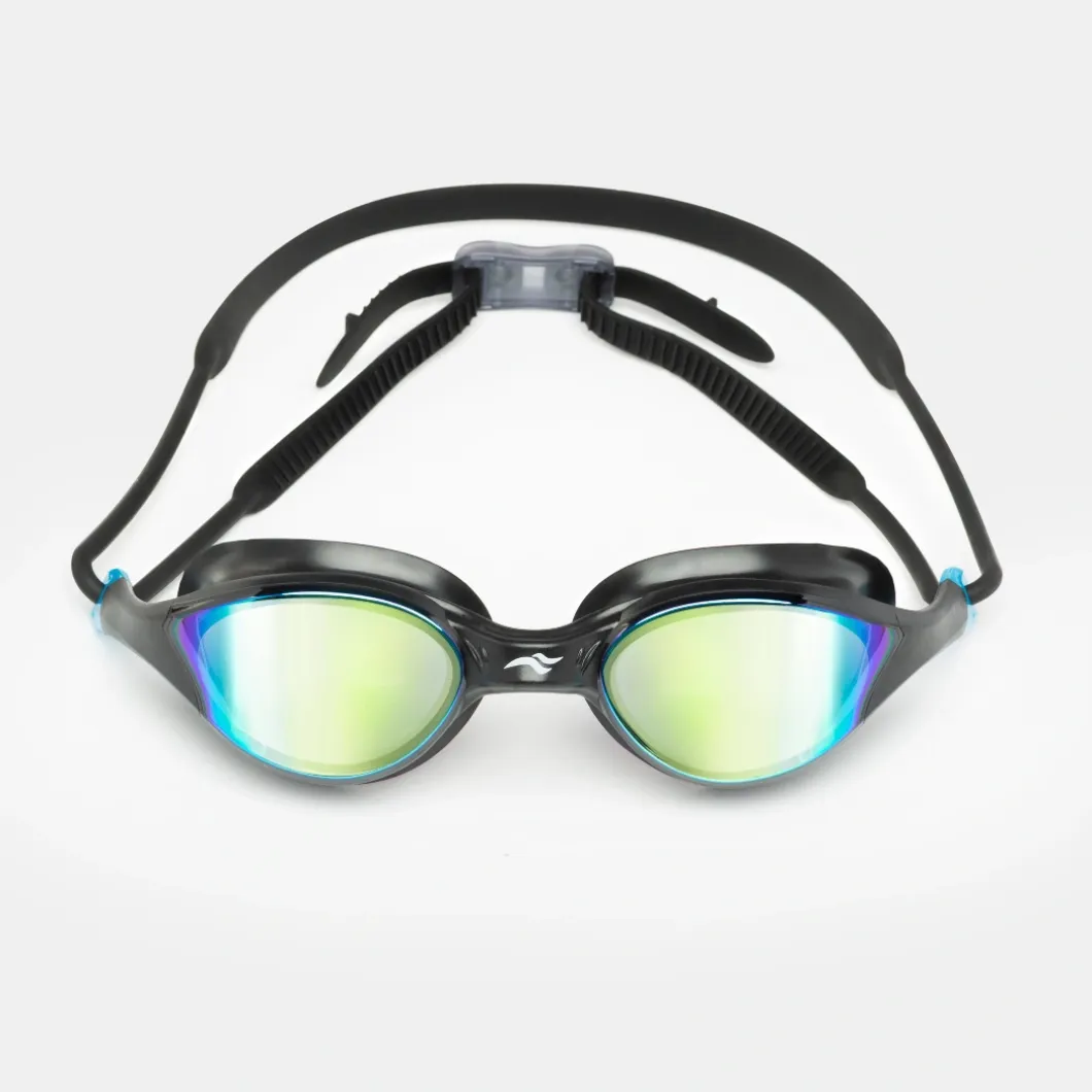 Lustrzane okulary pływackie Aqua Speed Vortex Mirror + Etui 07 - czarne
