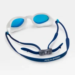 Lustrzane okulary pływackie Aqua Speed Vortex Mirror 51 - białe