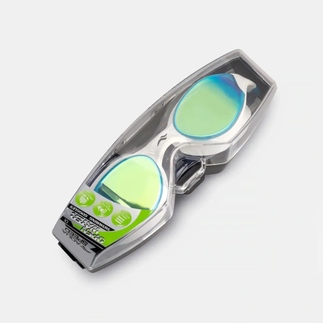 Lustrzane okulary pływackie Aqua Speed Vortex Mirror 51 - białe